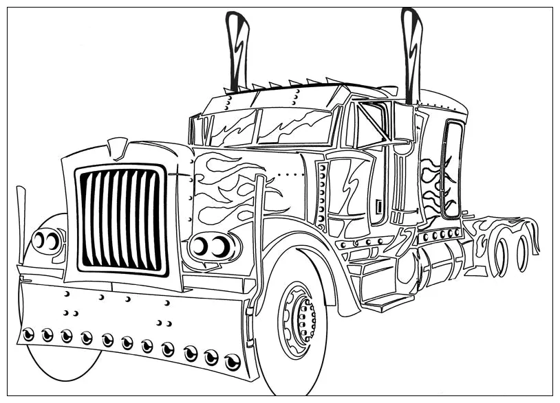 Optimus prime coloring pages best coloring pages for kids