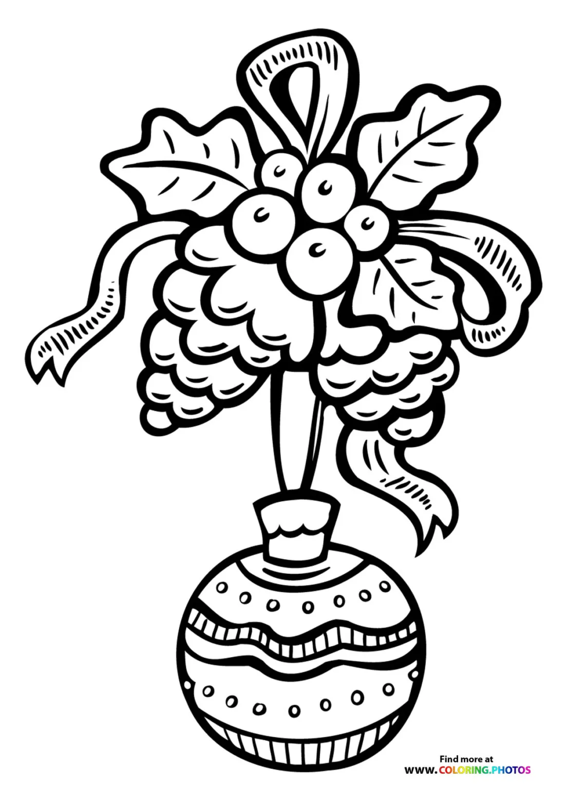 Christmas ornament - Coloring Pages for kids
