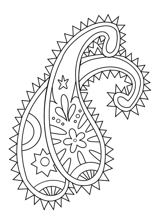Coloring Page ornament - free printable coloring pages - Img 27916
