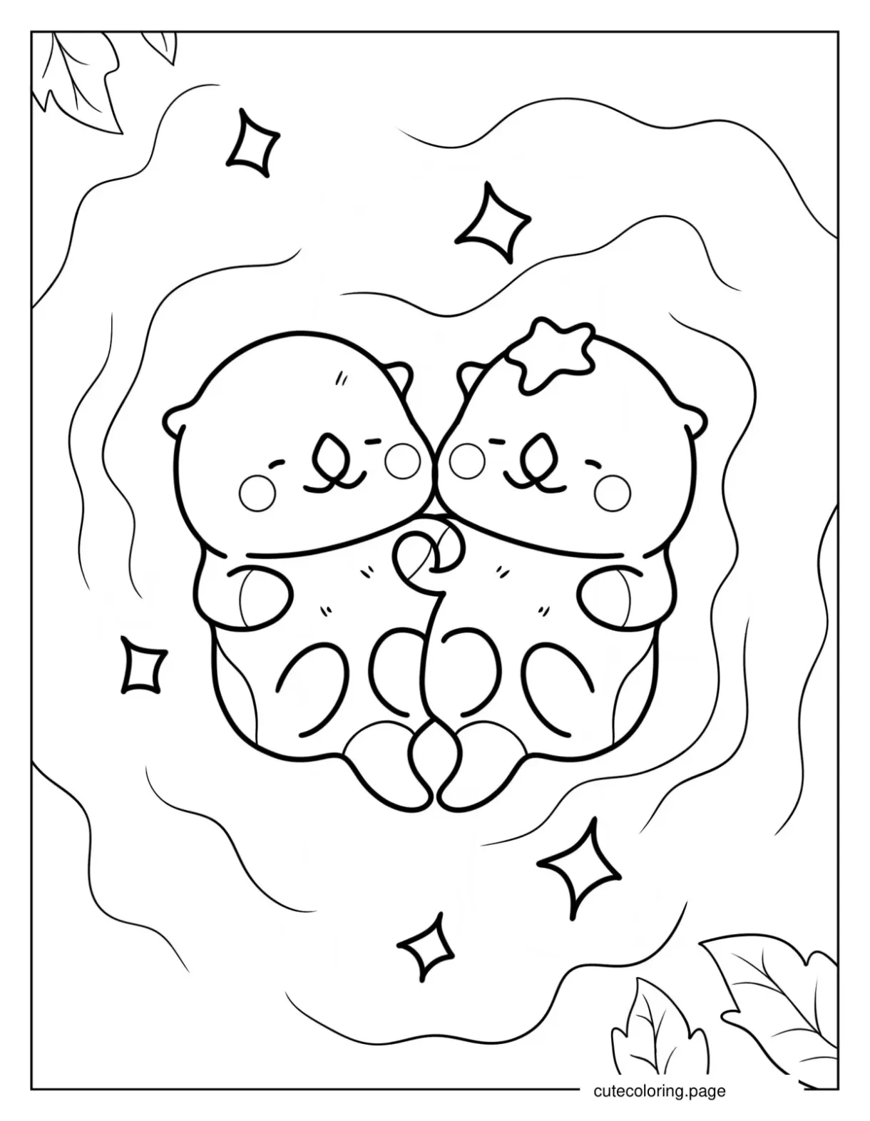 Otter Coloring Pages(20+ free printable coloring pages) | Cute Coloring