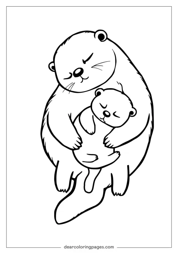 Otter Coloring Pages - 17 Free Printable Coloring Pages