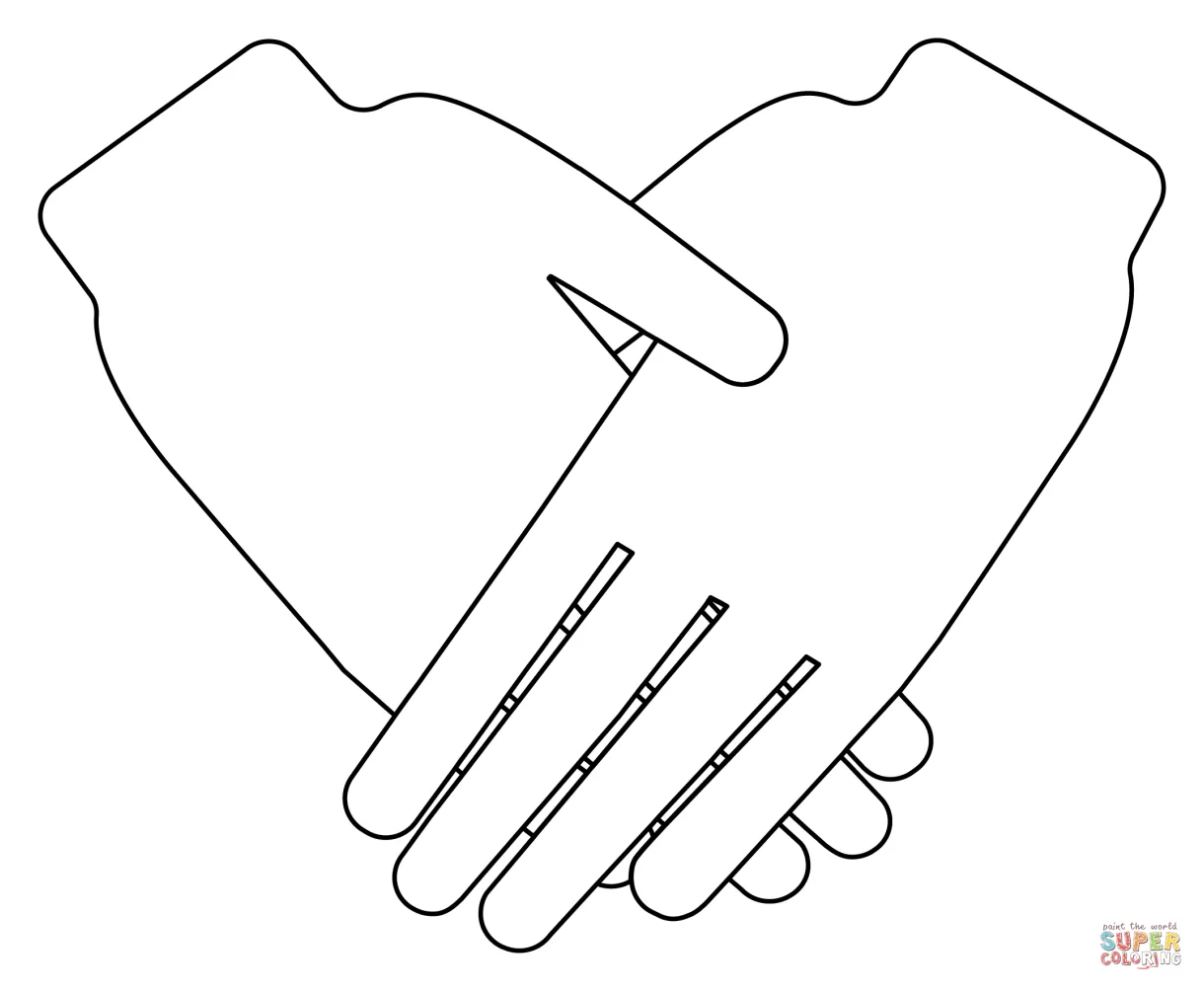 Free Kids Holding Hands Coloring Pages [2025]