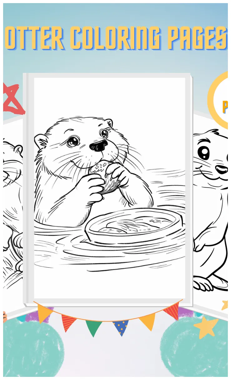 Otter Coloring Pages