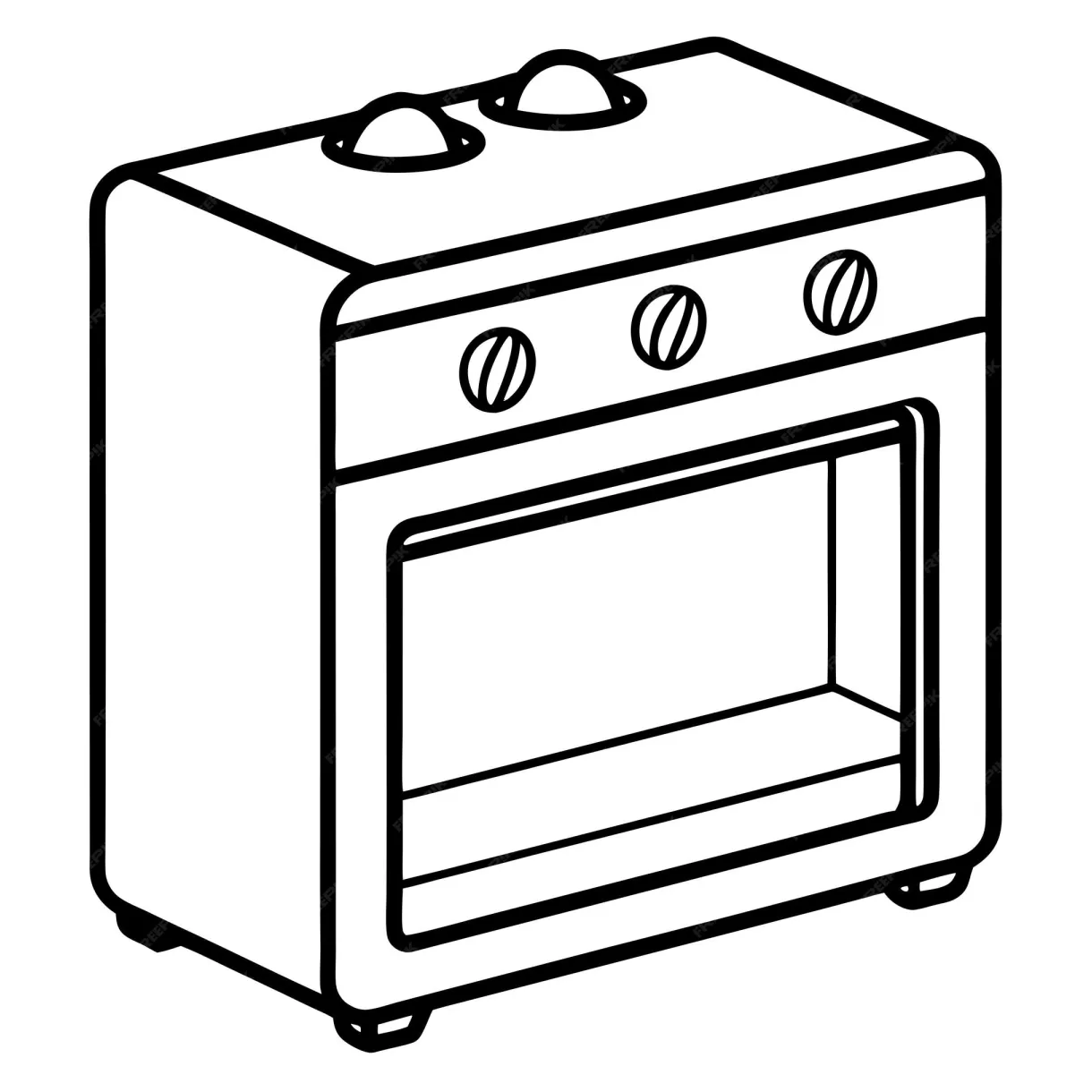 Premium vector outline coloring book page line art printable coloring page