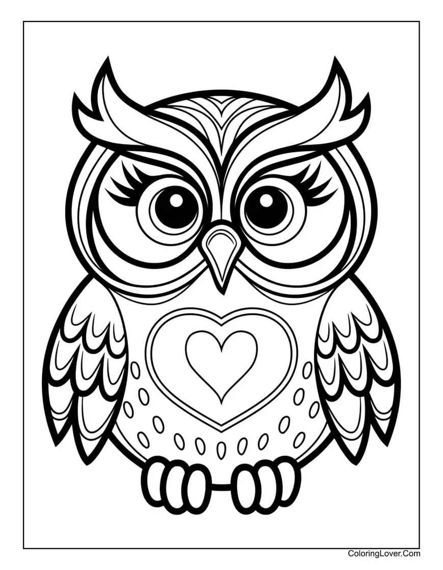 39 Owl Coloring Pages (Free Printables for All Ages)