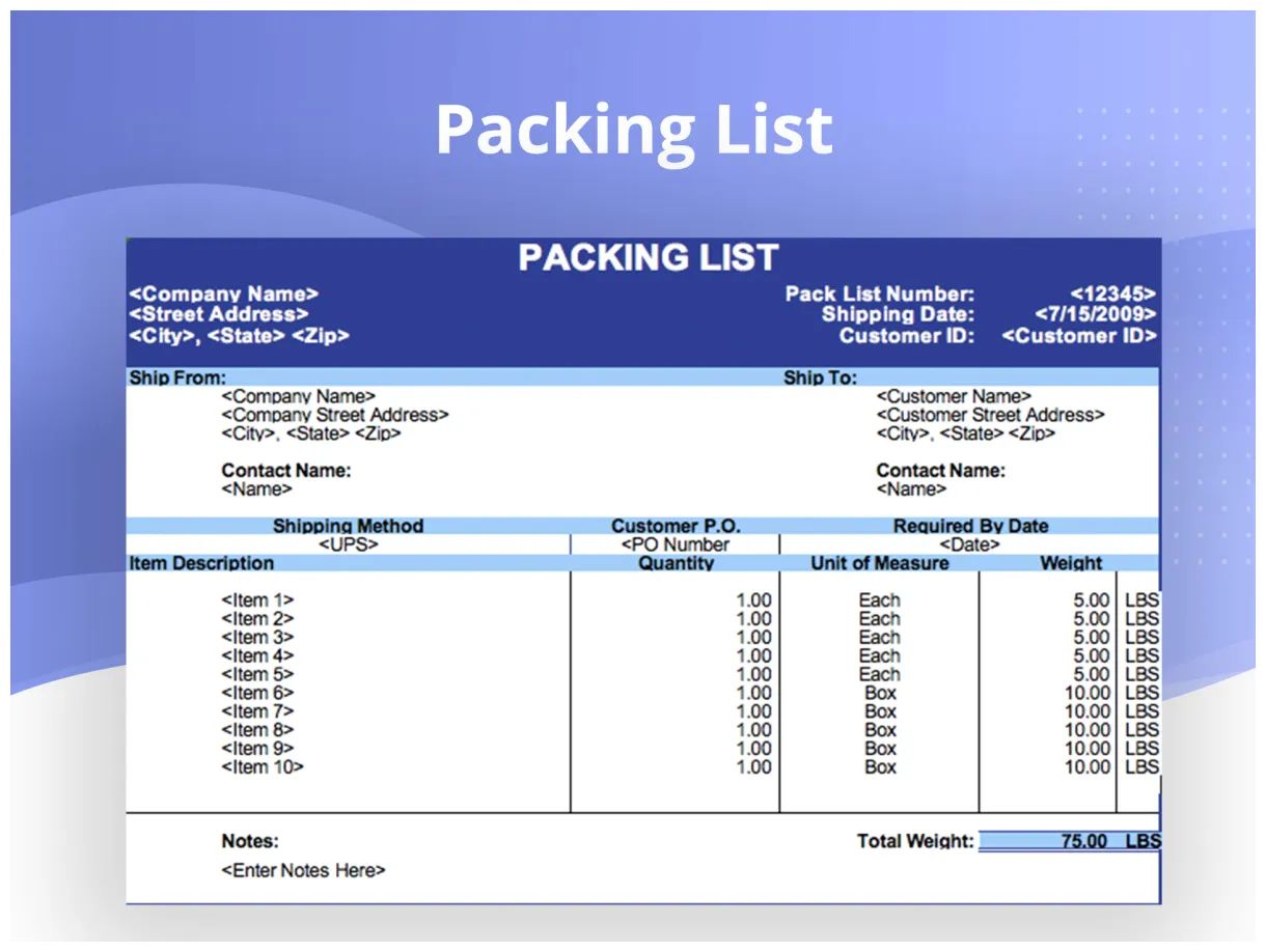 Garment Packing List Format Excel at Brenda Rasheed blog