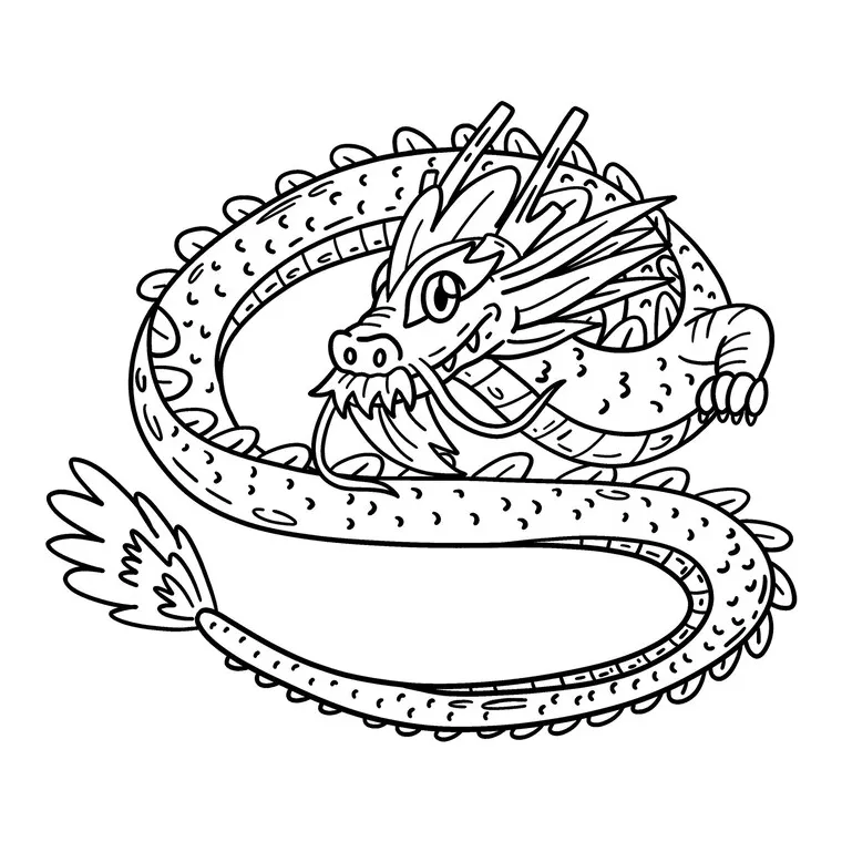 Premium vector a cute and funny coloring page of a pagoda provides