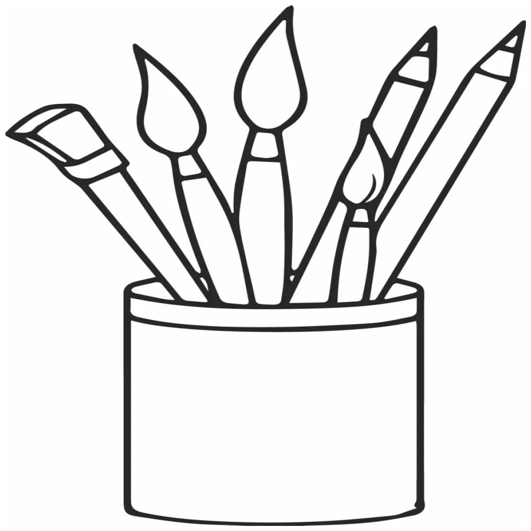 Hair brush coloring page at getcolorings free printable colorings printable coloring page