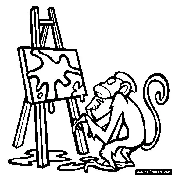 The easel coloring page free the easel online coloring online