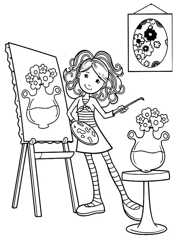 Painting coloring pages printable coloring pages