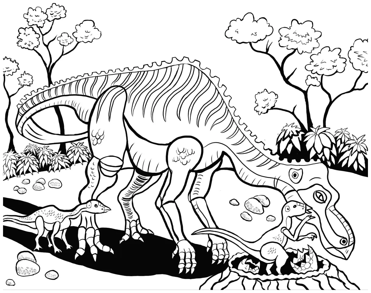 Coloring pages paleontologist paul