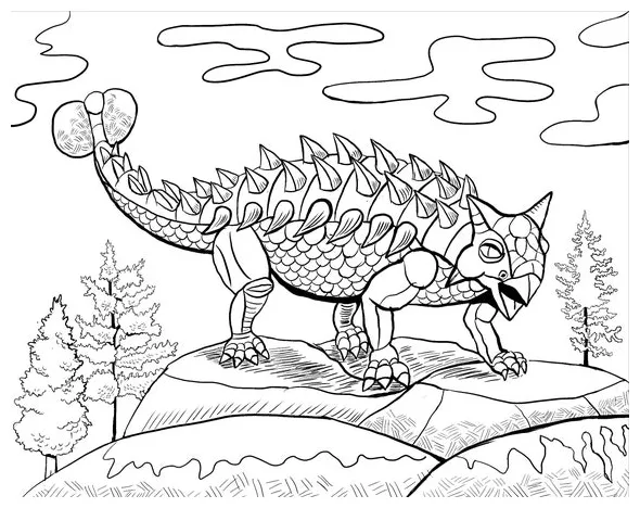 Coloring pages paleontologist paul