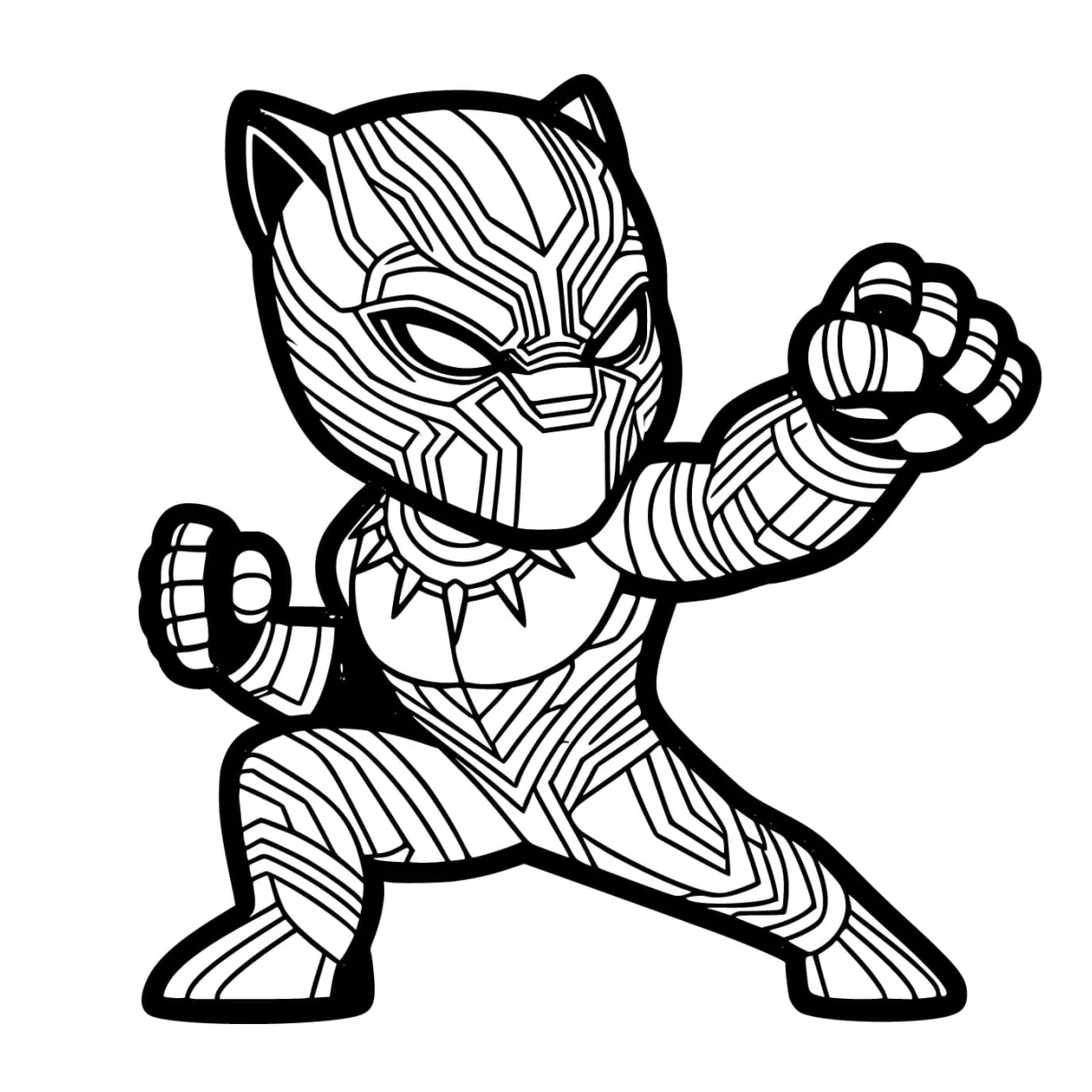 Black panther coloring pages coloringlib