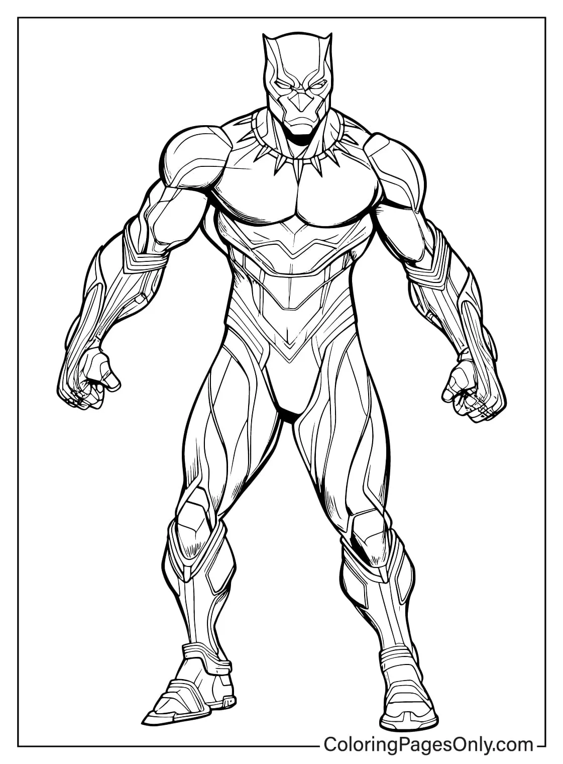 Free printable black panther coloring page free printable coloring pages printable coloring page