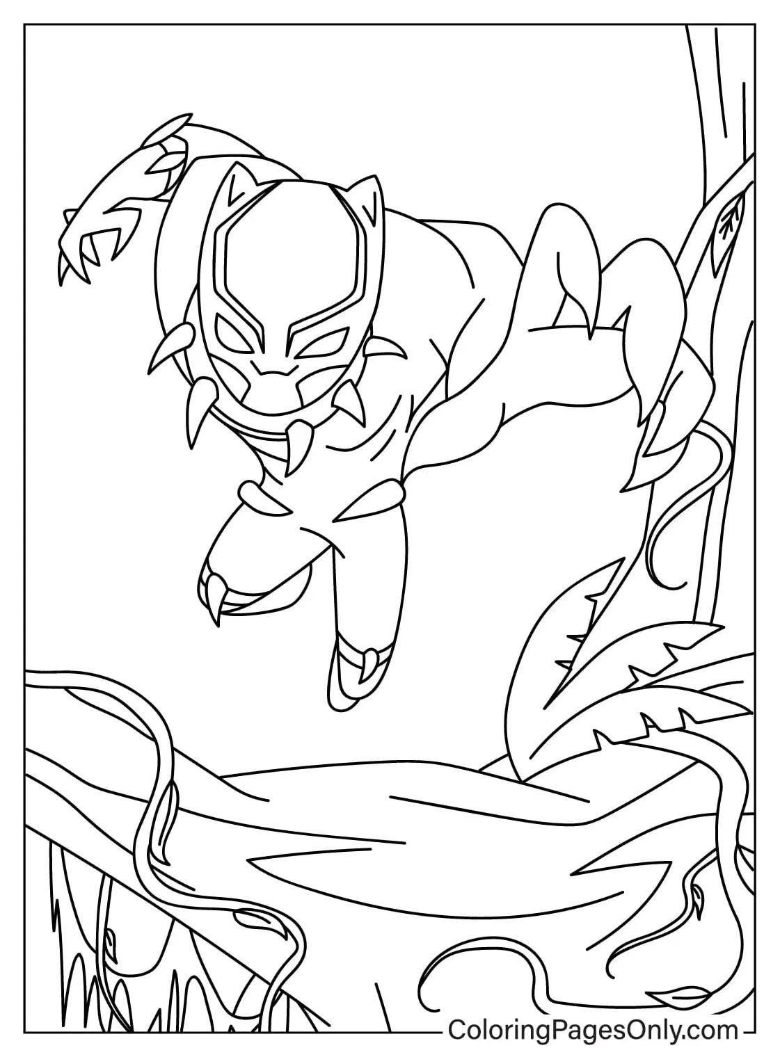 19 black panther coloring pages coloringpagesonly