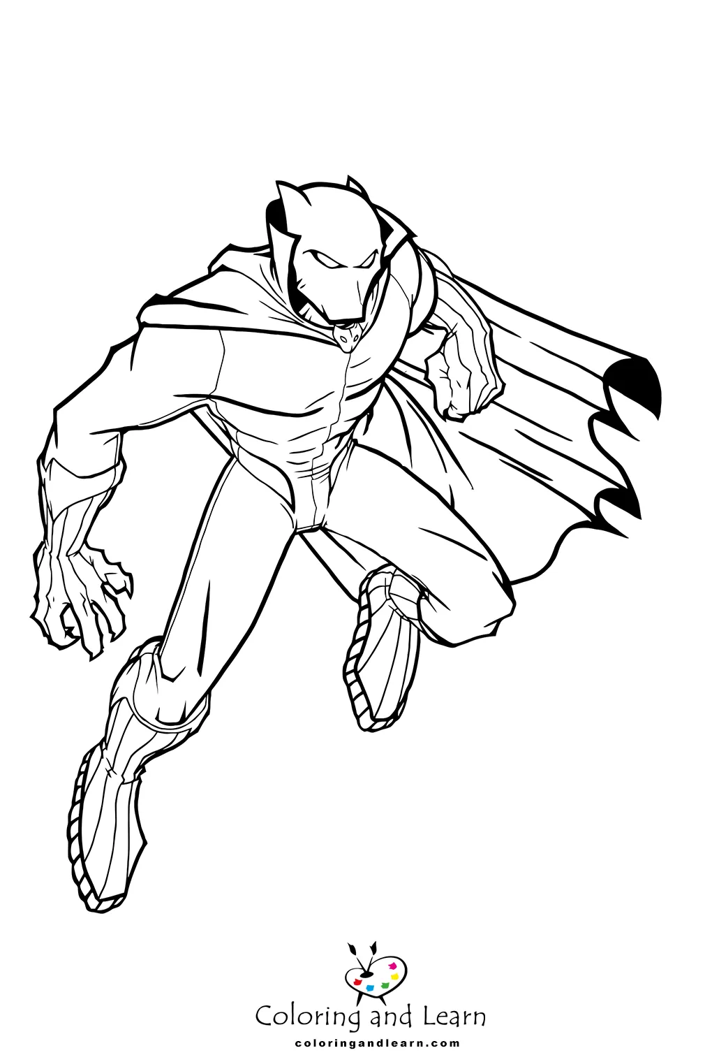 Black panther coloring pages r/coloringpages