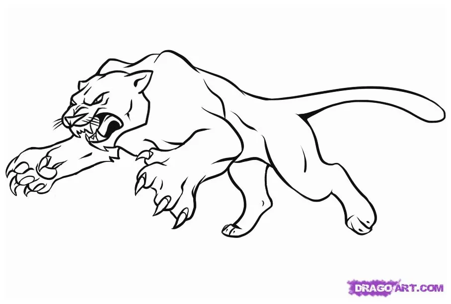 Free black panther coloring page, download free black panther coloring