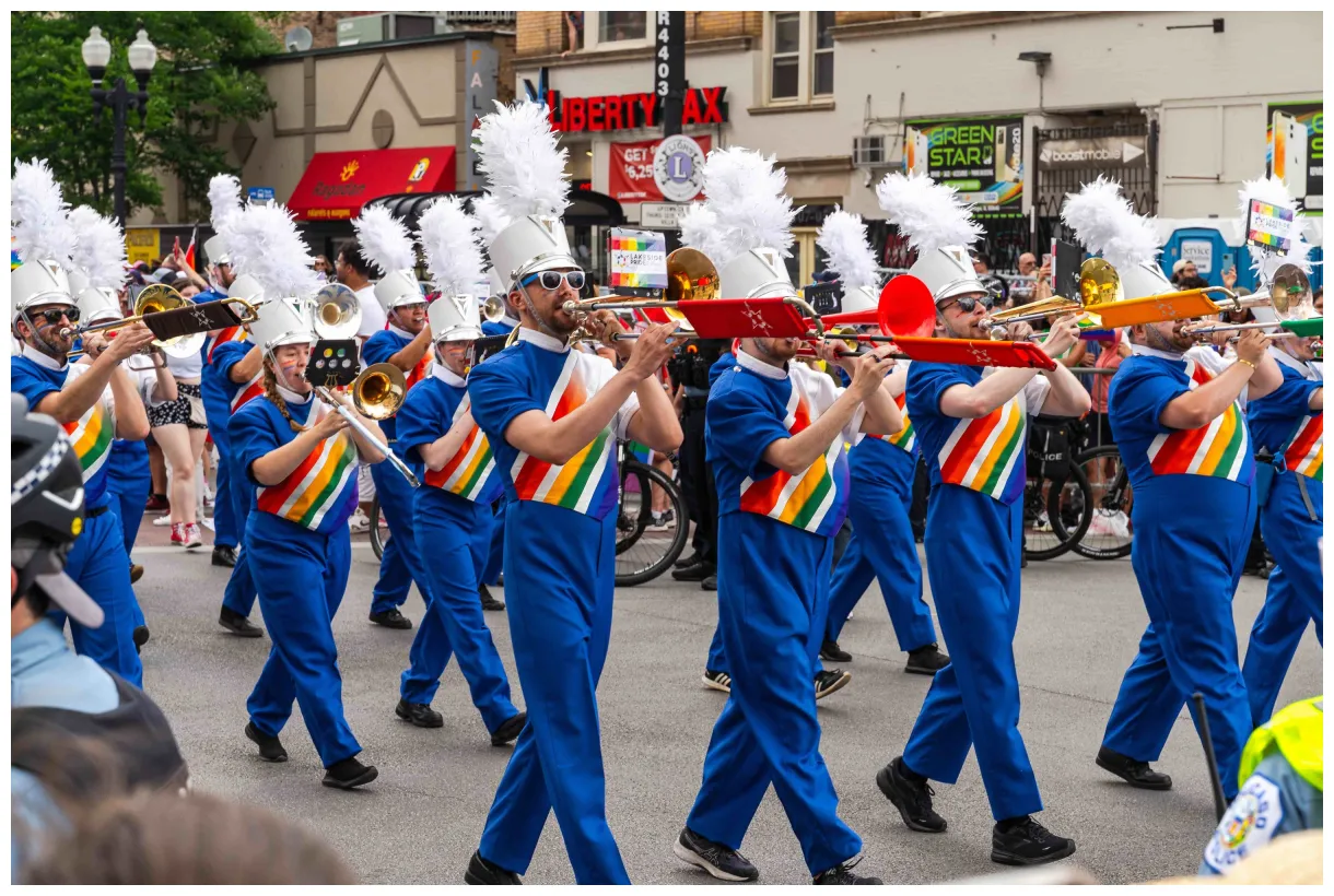 Take a look at the colorful photos from the 2023 Chicago Pride Parade