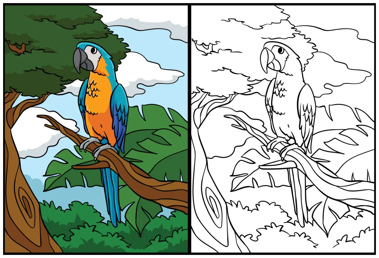 Colored illustration 23059127 vector art at vecteezy