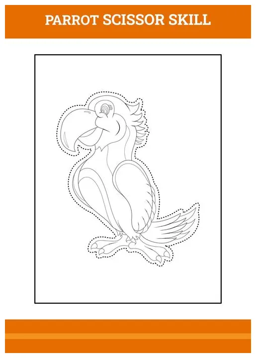 Page 6 parrot coloring page vector art, icons, and graphics for free