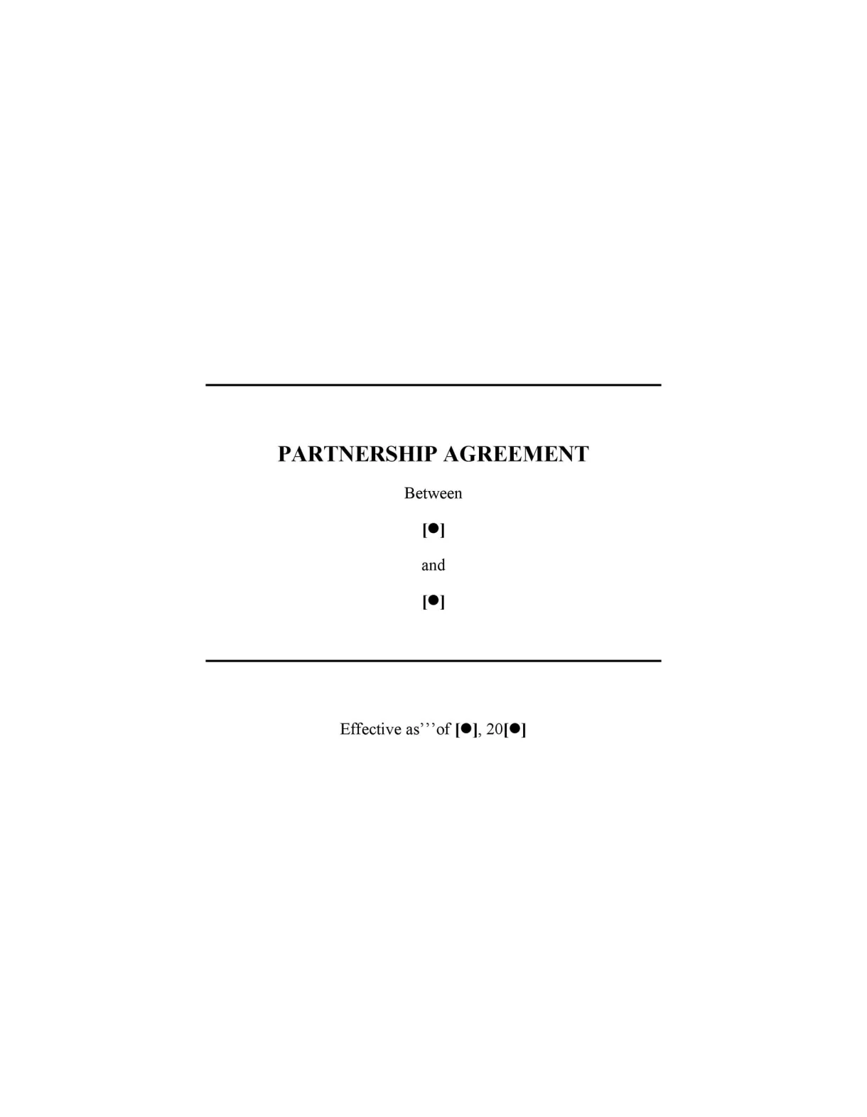 40+ FREE Partnership Agreement Templates (Business, General)