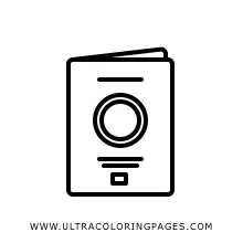 Passport Coloring Pages - Ultra Coloring Pages