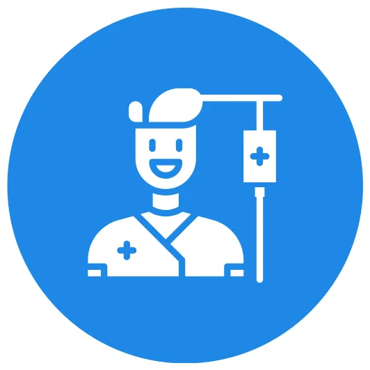 Male patient free user icons
