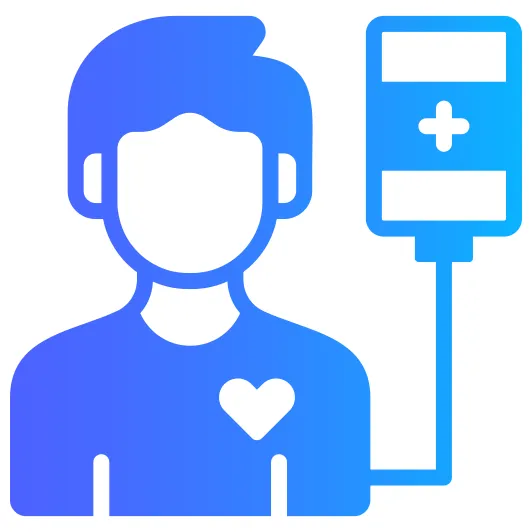 Patient generic gradient fill icon freepik