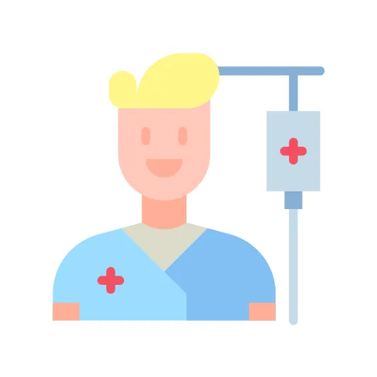 Male patient generic color fill icon freepik