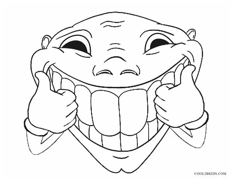 Silly face coloring page at getcolorings free printable colorings