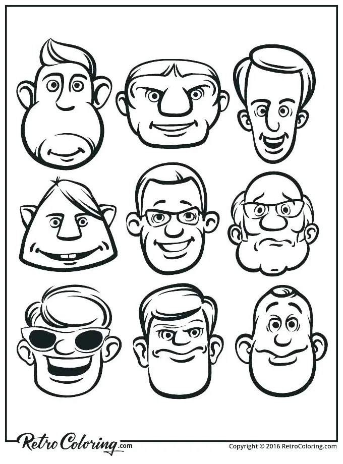 Silly face coloring page at getcolorings free printable colorings