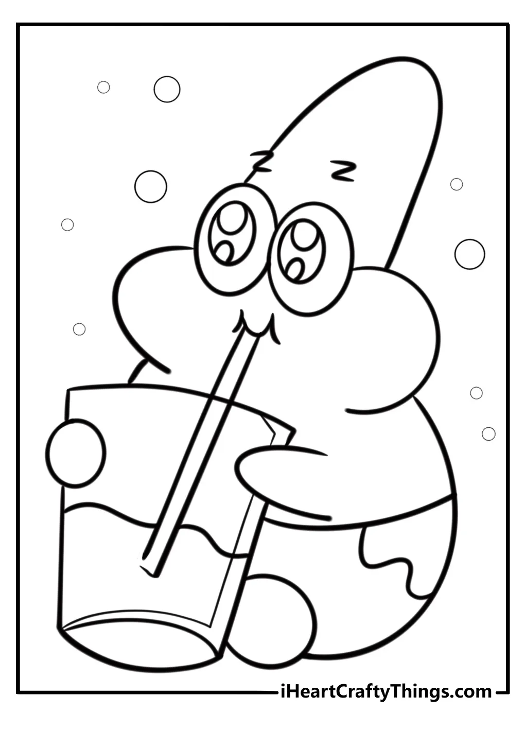 Patrick Star Coloring Page Coloring Home
