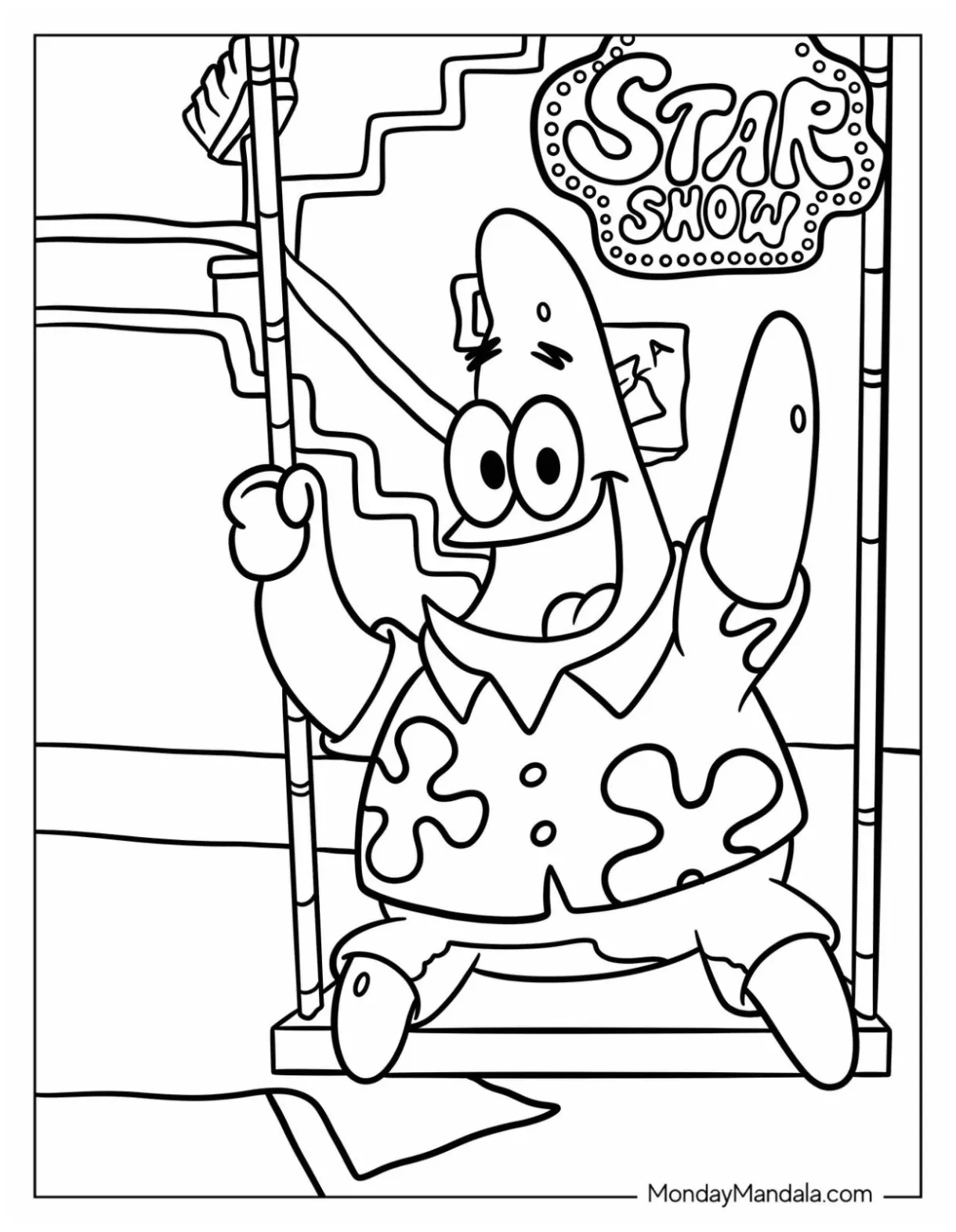 22 Patrick Star Coloring Pages (Free PDF Printables)