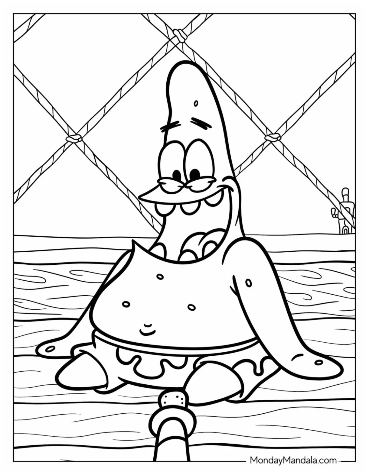 22 Patrick Star Coloring Pages (Free PDF Printables)