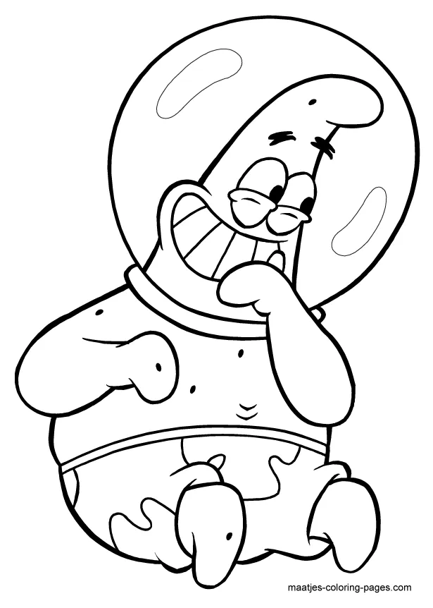 Patrick Star coloring page