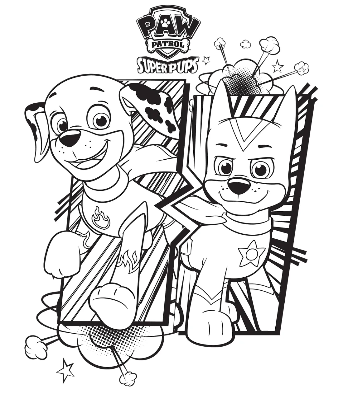 Paw Patrol Coloring Pages - Coloring Home