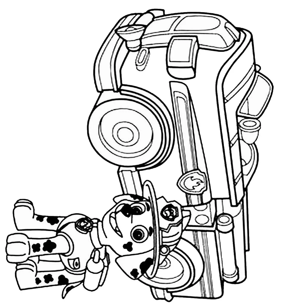 Paw Patrol Coloring Pages - Coloring Home
