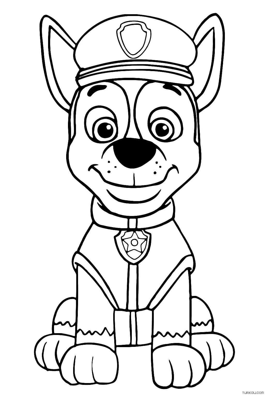 Dozer Paw Patrol Coloring Page » Turkau