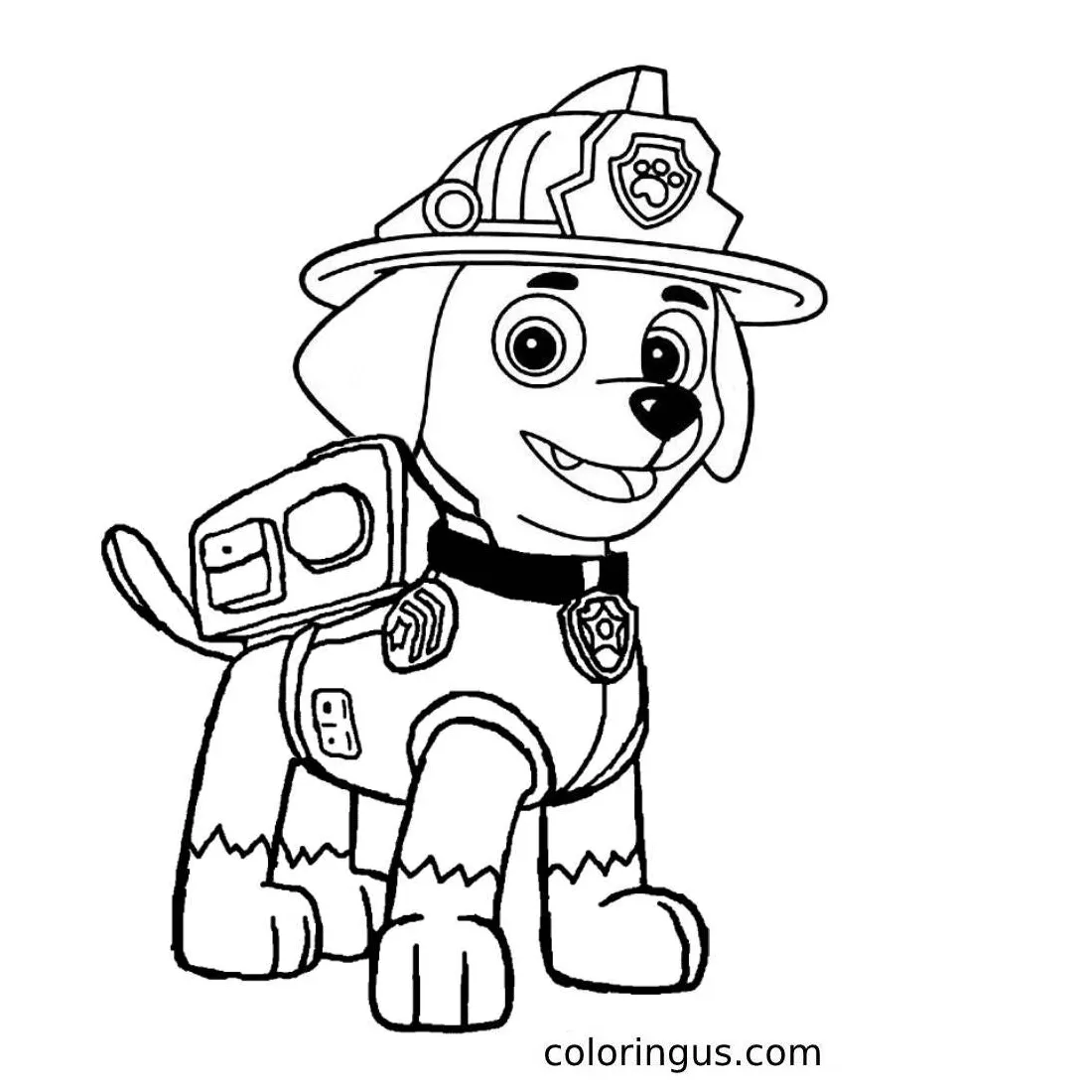 Paw Patrol Coloring Pages (Free Printable PDF)