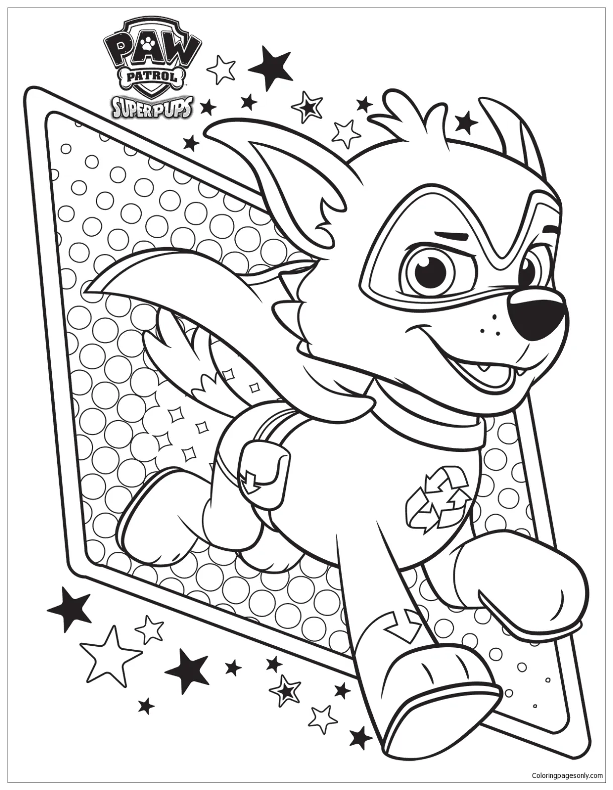 Paw Patrol Coloring Pages Of The Pups Coloring Pages