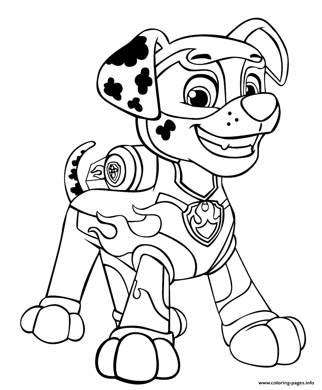 Paw Patrol Coloring Pages Of The Pups Coloring Pages