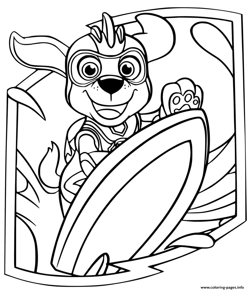 Paw Patrol Coloring Pages Of The Pups Coloring Pages