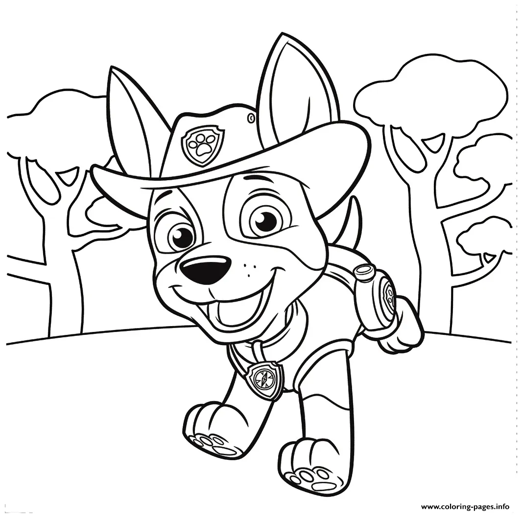 Paw Patrol Coloring Pages Of The Pups Coloring Pages