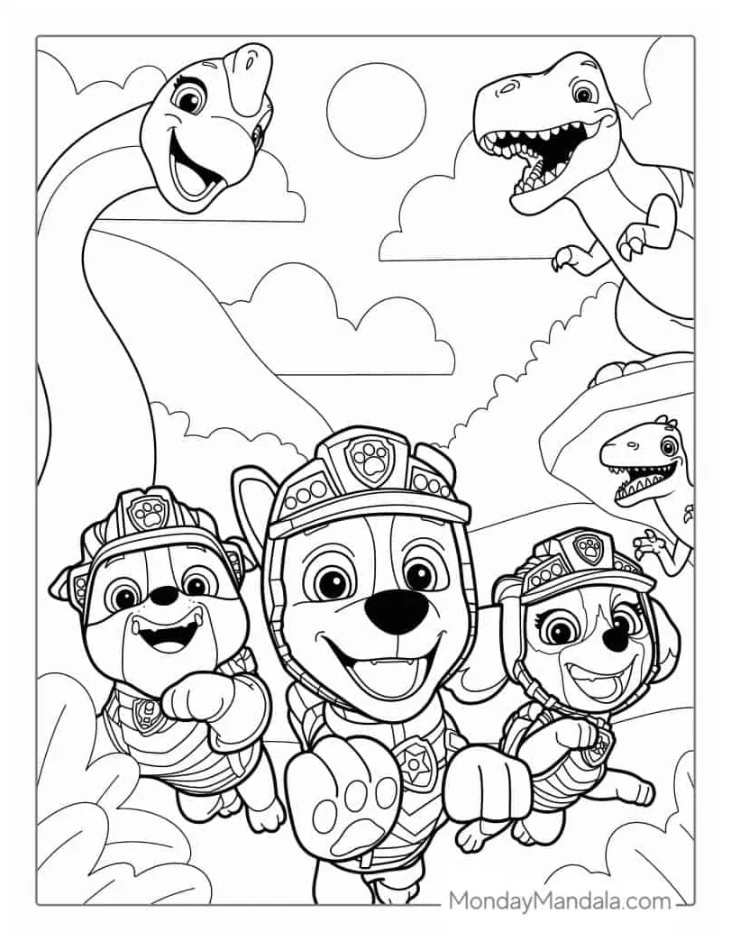 Paw patrol lookout tower coloring page nickelodeon paw patrol my size