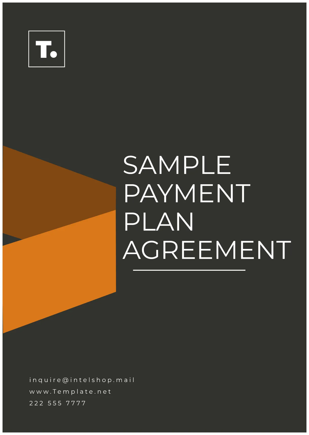 Free Sample Payment Plan Agreement Template to Edit Online
