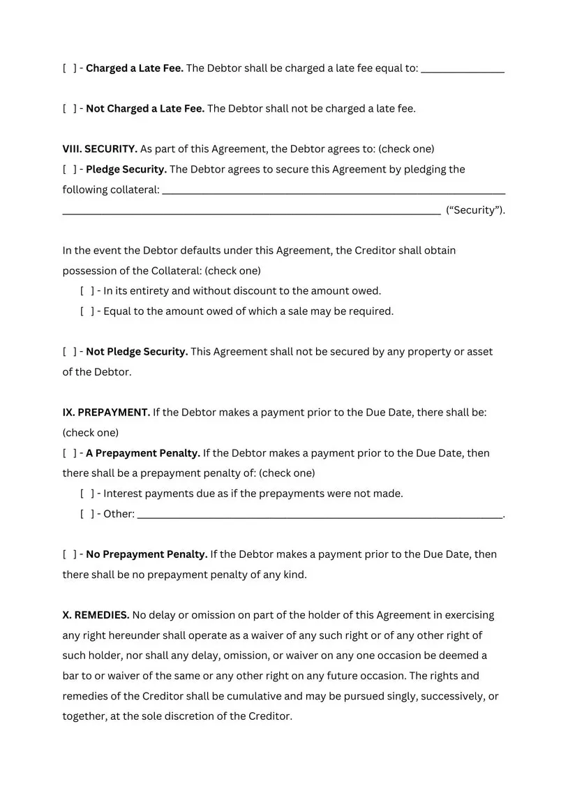 Payment plan contract etsy