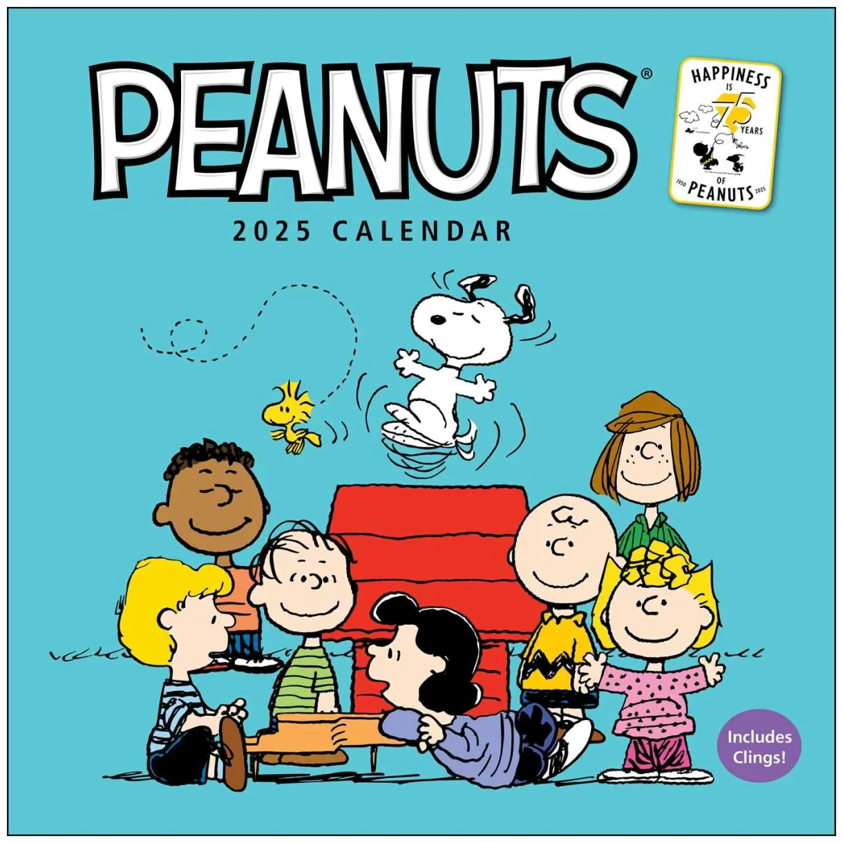 Peanuts 2025 wall calendar peanuts worldwide llc, schulz, charles m