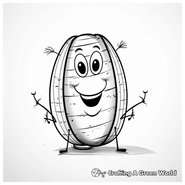 Pecan coloring pages free & printable!