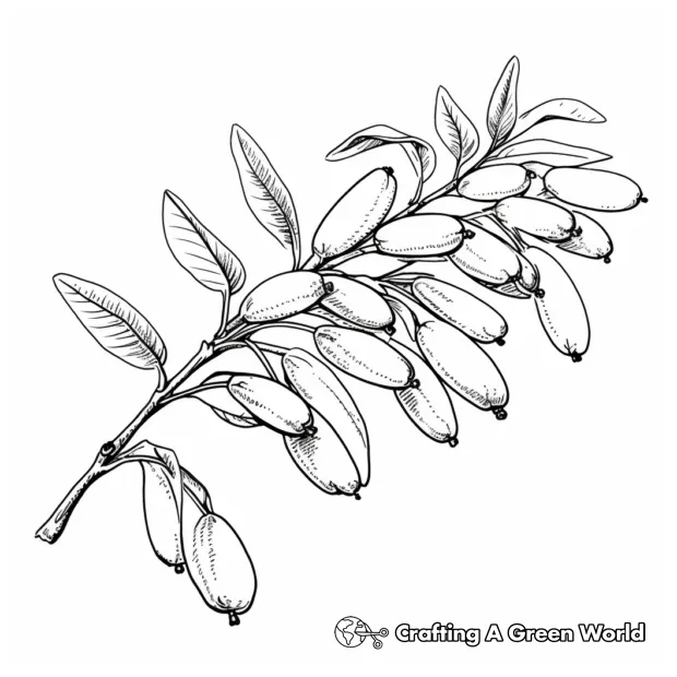 Pecan Coloring Pages - Free & Printable!