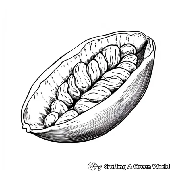 Pecan coloring pages free & printable!